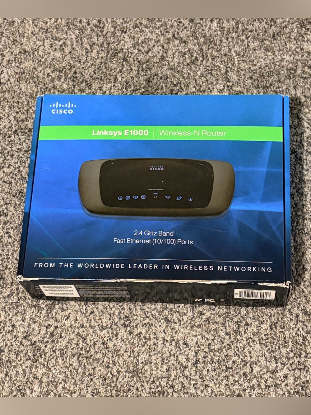 Cisco Linksys E1000 Wireless-N Router 300 Mbps Wi-Fi LAN 2.4 GHz Band